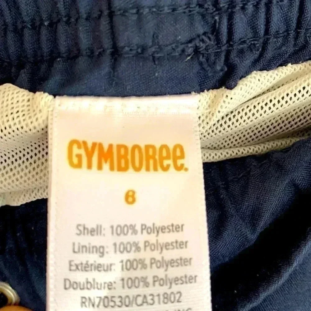 Gymboree Boy 6 Navy Bathing Suit  Summer Swim Trunks Mesh Lining
